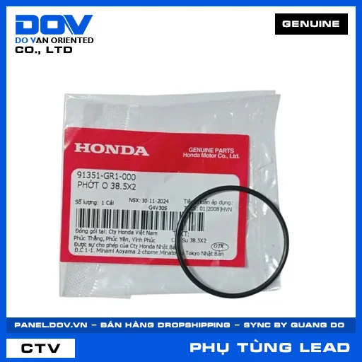 PHỚT O 38.5X2 LEAD 125 — 91351GR1000