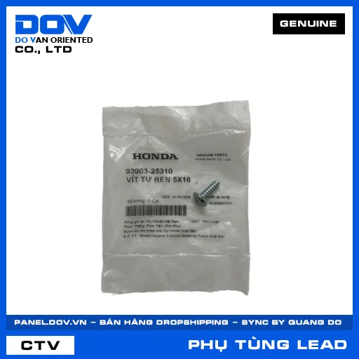 VÍT TỰ REN 5X16 LEAD 125 — 9390325310