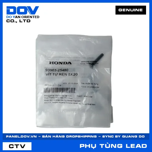 VÍT TỰ REN 5X20 LEAD 110, LEAD 125 — 9390325480