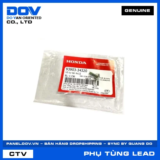 VÍT TỰ REN 4X12 LEAD 110 — 9390334320