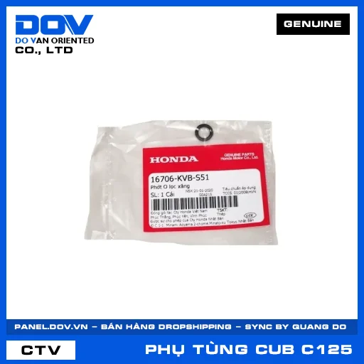 PHỚT O LỌC XĂNG SUPER CUB C125 — 16706KVBS51