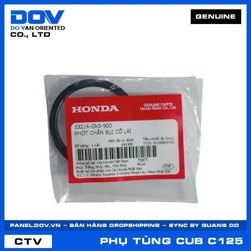 PHỚT CHẮN BỤI CỔ LÁI SUPER CUB C125 — 53214GN5900