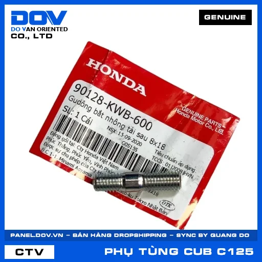 GUDÔNG BẮT NHÔNG TẢI SAU 8X18 SUPER CUB C125 — 90128KWB600