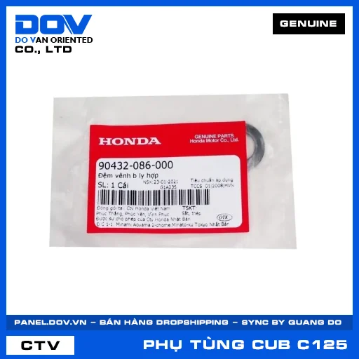 ĐỆM VÊNH B LY HỢP (côn) SUPER CUB C125 — 90432086000