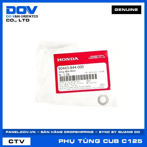 VÒNG ĐỆM 8MM SUPER CUB C125 — 90443844000