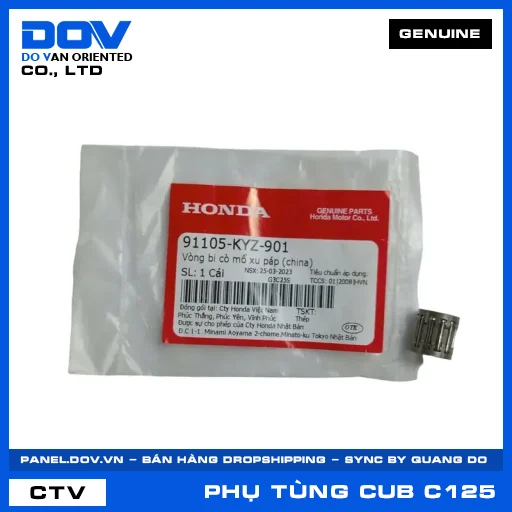 VÒNG BI CÒ MỔ XU PÁP SUPER CUB C125 — 91105KYZ901