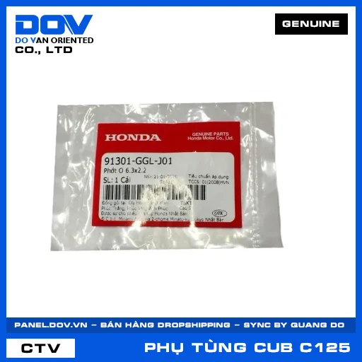 PHỚT O 6.3X2.2 SUPER CUB C125 — 91301GGLJ01