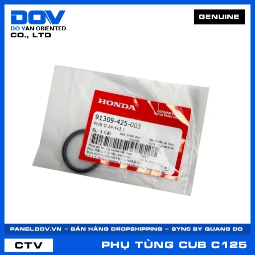 PHỚT O 24.4X3.1 SUPER CUB C125 — 91309425003