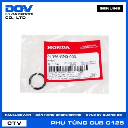 PHỚT O SUPER CUB C125 — 91356GM0003