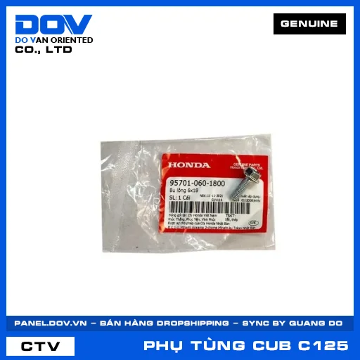 BU LÔNG 6X18 SUPER CUB C125 — 957010601800