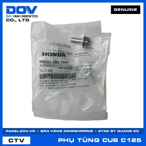 BU LÔNG 8X16 SUPER CUB C125 — 957010801600