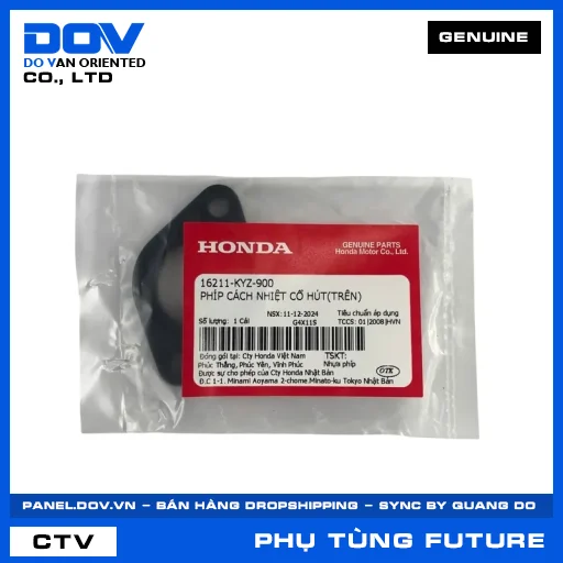 PHÍP CÁCH NHIỆT CỔ HÚT(TRÊN) FUTURE 125 — 16211KYZ900