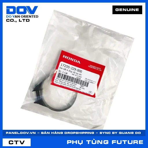 ĐAI BẮT A ỐNG NỐI LỌC KHÍ (lọc gió) FUTURE 125, FUTURE NEO — 17255329000