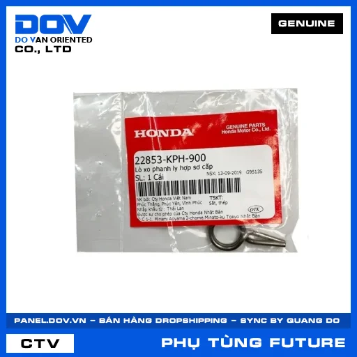 LÒ XO PHANH LY HỢP SƠ CẤP (côn) FUTURE 125, FUTURE NEO — 22853KPH900