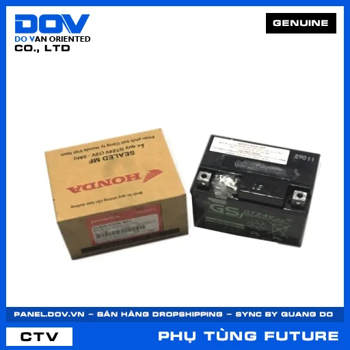 BÌNH ẮC QUY (GTZ4V 12V 3.0A) (bình điện) FUTURE 125 — 31500KWWB21