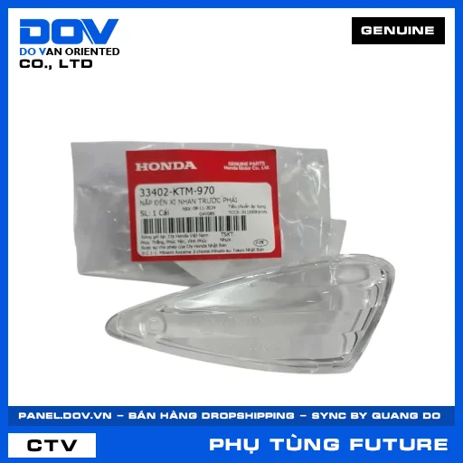 NẮP ĐÈN XI NHAN TRƯỚC PHẢI (đèn báo rẽ) FUTURE NEO — 33402KTM970