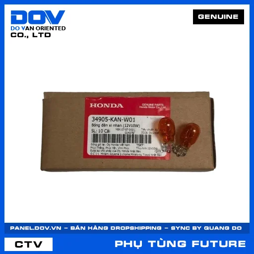 BÓNG ĐÈN XI NHAN (12V10W) (đèn báo rẽ) FUTURE 125, FUTURE NEO — 34905KANW01