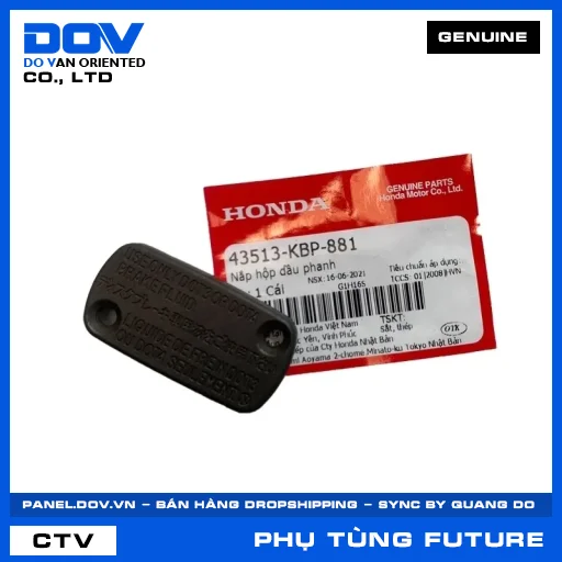 NẮP HỘP DẦU PHANH (thắng) FUTURE 125 — 43513KBP881