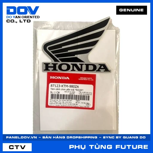 Tem cánh chim yếm trái *R315P* FUTURE NEO — 87123KTM980ZA