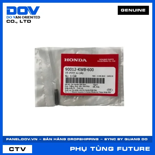 VÍT CHỈNH XU PÁP FUTURE 125 — 90012KWB600
