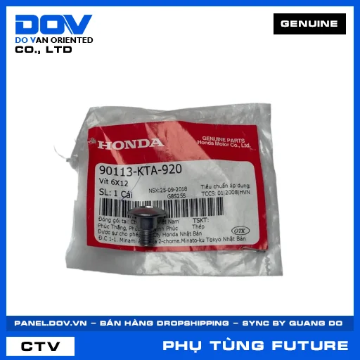 VÍT 6X12 FUTURE 125 — 90113KTA920