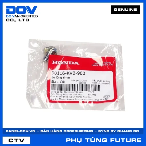 BU LÔNG 6MM FUTURE 125 — 90116KVB900