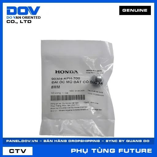 ĐAI ỐC MŨ BẮT CỔ ỐNG XẢ 8MM (pô) FUTURE NEO — 90304KPH700