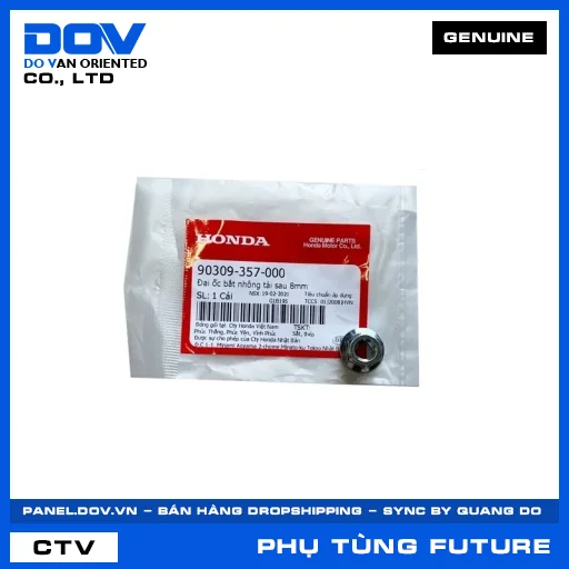 ĐAI ỐC LỤC GIÁC NHÔNG TẢI SAU 8MM FUTURE NEO — 90309357000