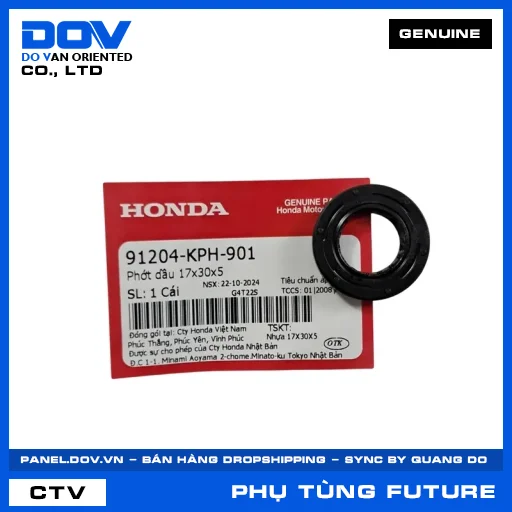 PHỚT DẦU 17X30X5 FUTURE 125, FUTURE NEO — 91204KPH901