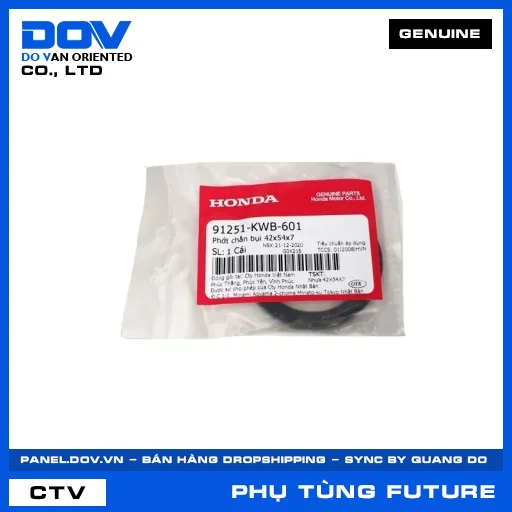 PHỚT CHẮN BỤI 42X54X7 FUTURE 125 — 91251KWB601
