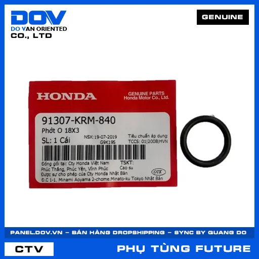 PHỚT O 18X3 FUTURE 125 — 91307KRM840