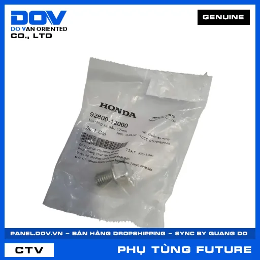BU LÔNG XẢ DẦU 12MM FUTURE 125, FUTURE NEO — 9280012000