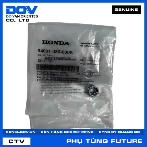 ĐAI ỐC 8MM FUTURE 125, FUTURE NEO — 94001080000S