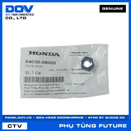 ĐAI ỐC 8MM FUTURE 125, FUTURE NEO — 9403008000