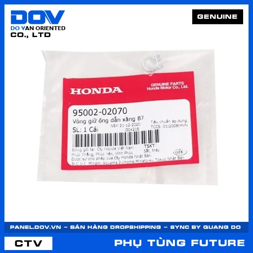 VÒNG GIỮ ỐNG DẪN XĂNG B7 FUTURE 125, FUTURE NEO — 9500202070
