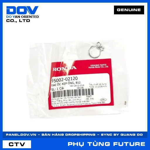 ĐAI ỐC KẸP ỐNG, B12 FUTURE 125 — 9500202120