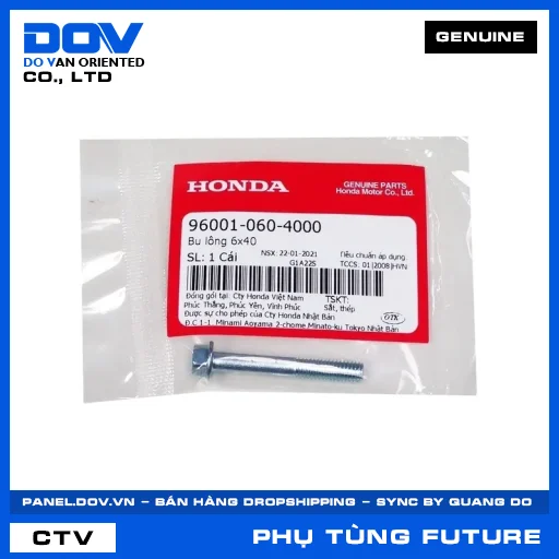 Bu lông 6x40 FUTURE 125, FUTURE NEO — 960010604000