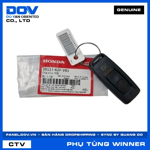 CHÌA KHÓA FOB WINNER R — 35111K2PV61