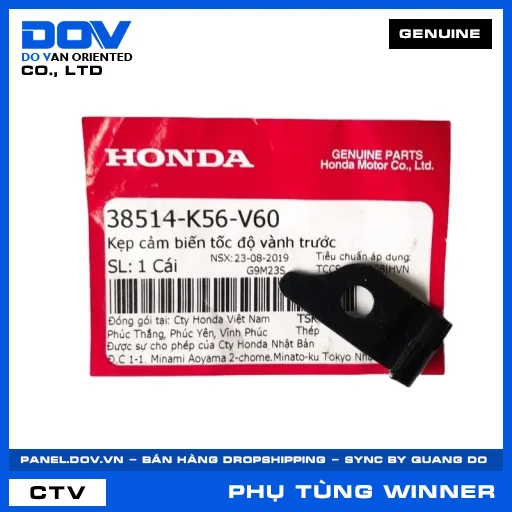 KẸP CẢM BIẾN TỐC ĐỘ VÀNH TRƯỚC (niềng) WINNER R, WINNER X — 38514K56V60