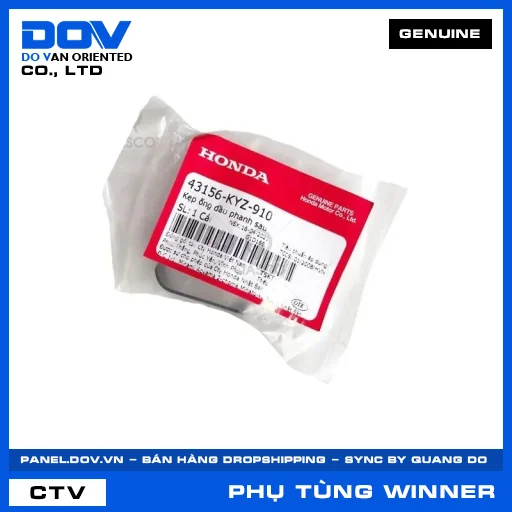 KẸP ỐNG DẦU PHANH SAU (thắng) WINNER 150, WINNER X — 43156KYZ910