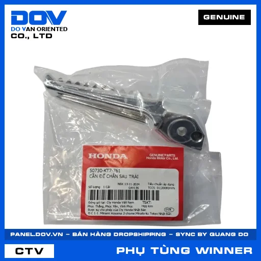 CẦN ĐỂ CHÂN SAU TRÁI WINNER 150, WINNER R, WINNER X — 50730KT7761
