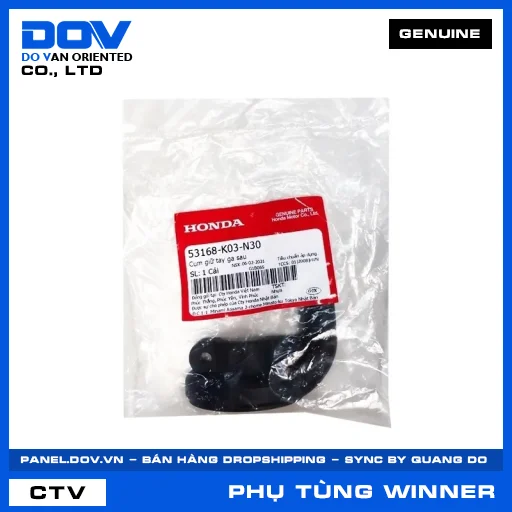 CỤM GIỮ TAY GA SAU WINNER 150, WINNER R, WINNER X — 53168K03N30