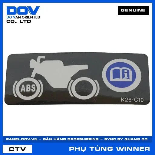 TEM CẢNH BÁO ABS WINNER R, WINNER X — 87514K26C10