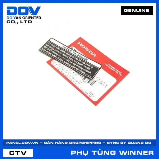 TEM THÔNG TIN ABS WINNER X — 87514K29VC0