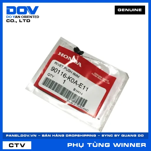 ĐINH TÁN 6MM WINNER X — 90116K0AE11