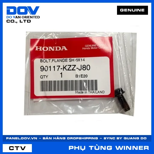 BU-LÔNG ĐẦU GỜ 6X14 WINNER X — 90117KZZJ80