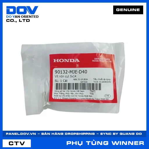 VÍT NÓN CỤT 5X14 WINNER 150, WINNER R, WINNER X — 90132MJED40