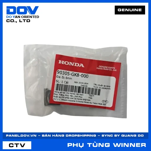 ĐAI ỐC 6MM WINNER 150, WINNER R, WINNER X — 90305GK8000