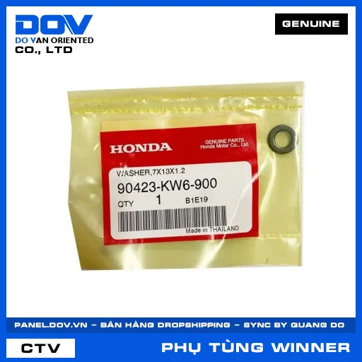 VÒNG ĐỆM 7X13X1.2 WINNER 150, WINNER R, WINNER X — 90423KW6900