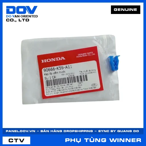 Kẹp ốp yếm trước WINNER R, WINNER X — 90666K59A11